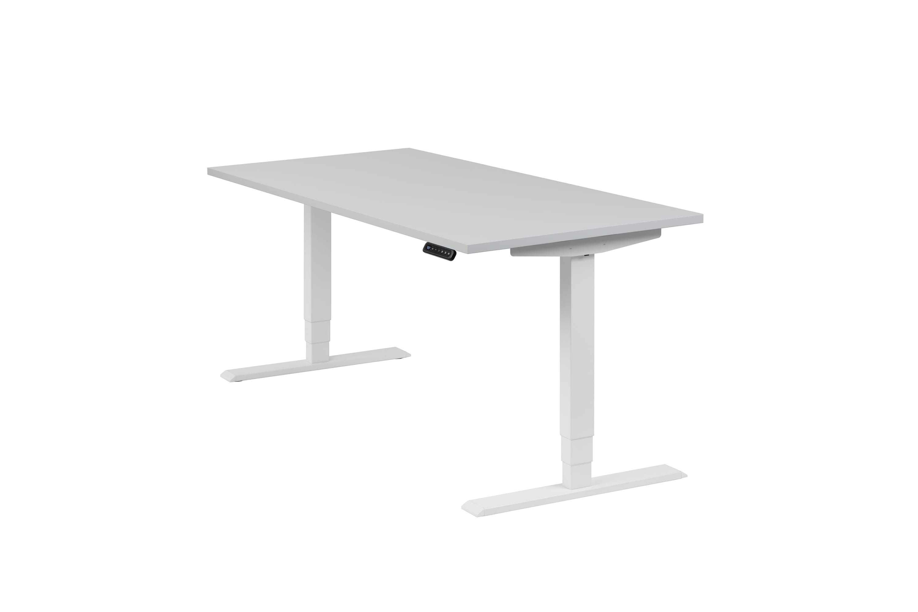 HD_Kombi_160_lichtgrau-Melamin_weiss_01_3000x2000 Homedesk mit Tischplatte Melaminharz beschichtet
