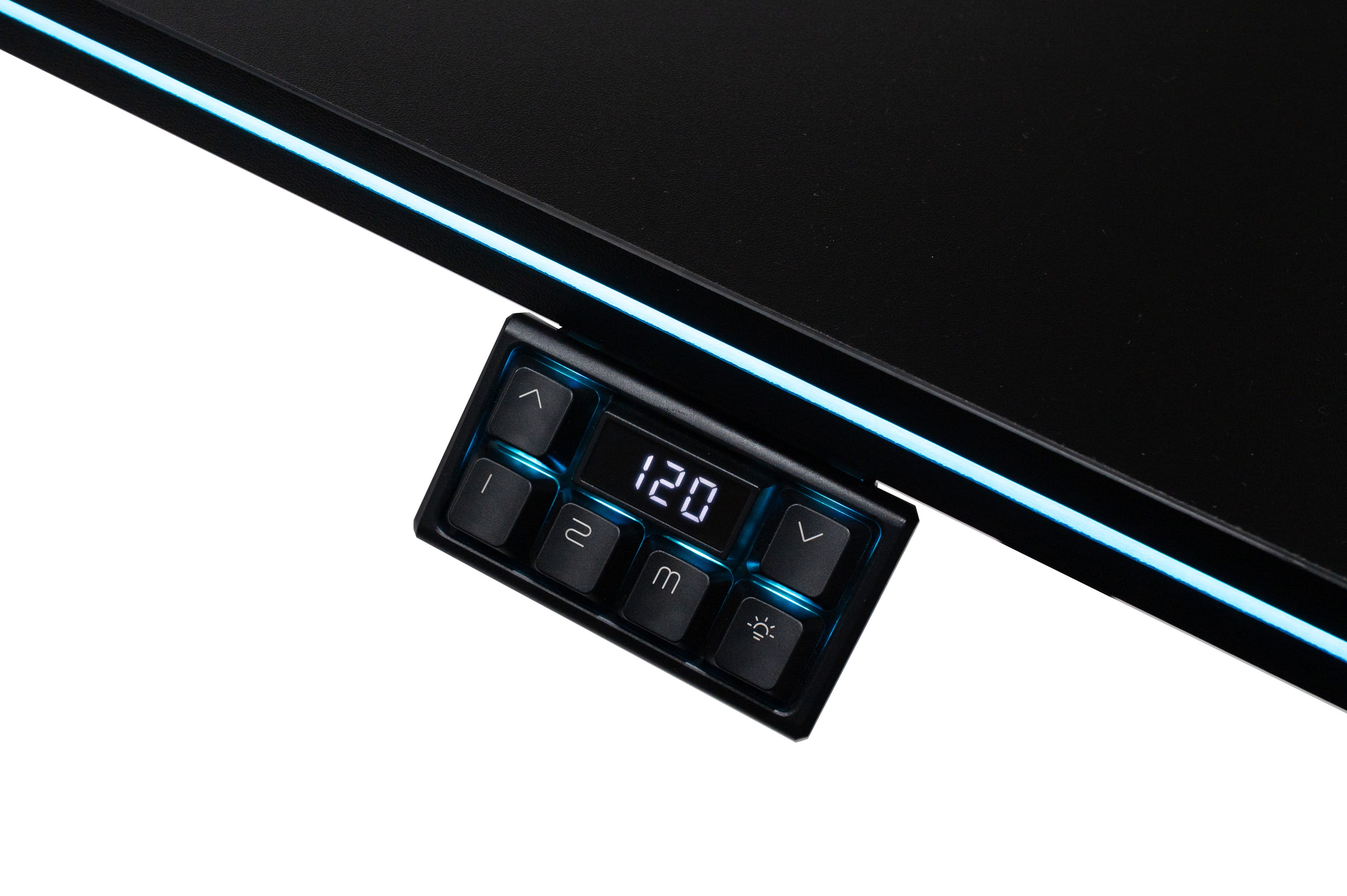 Gamingtisch Titelbild schwarz mit RGB