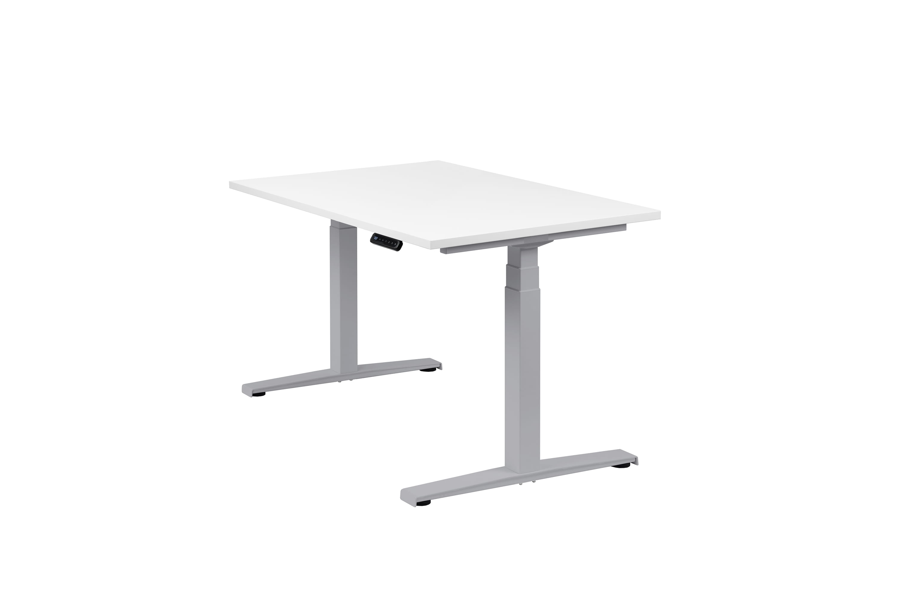 BL_Kombi_120_weiss-Melamin_silber_01_3000x2000 Basic Line mit Tischplatte Melaminharz beschichtet