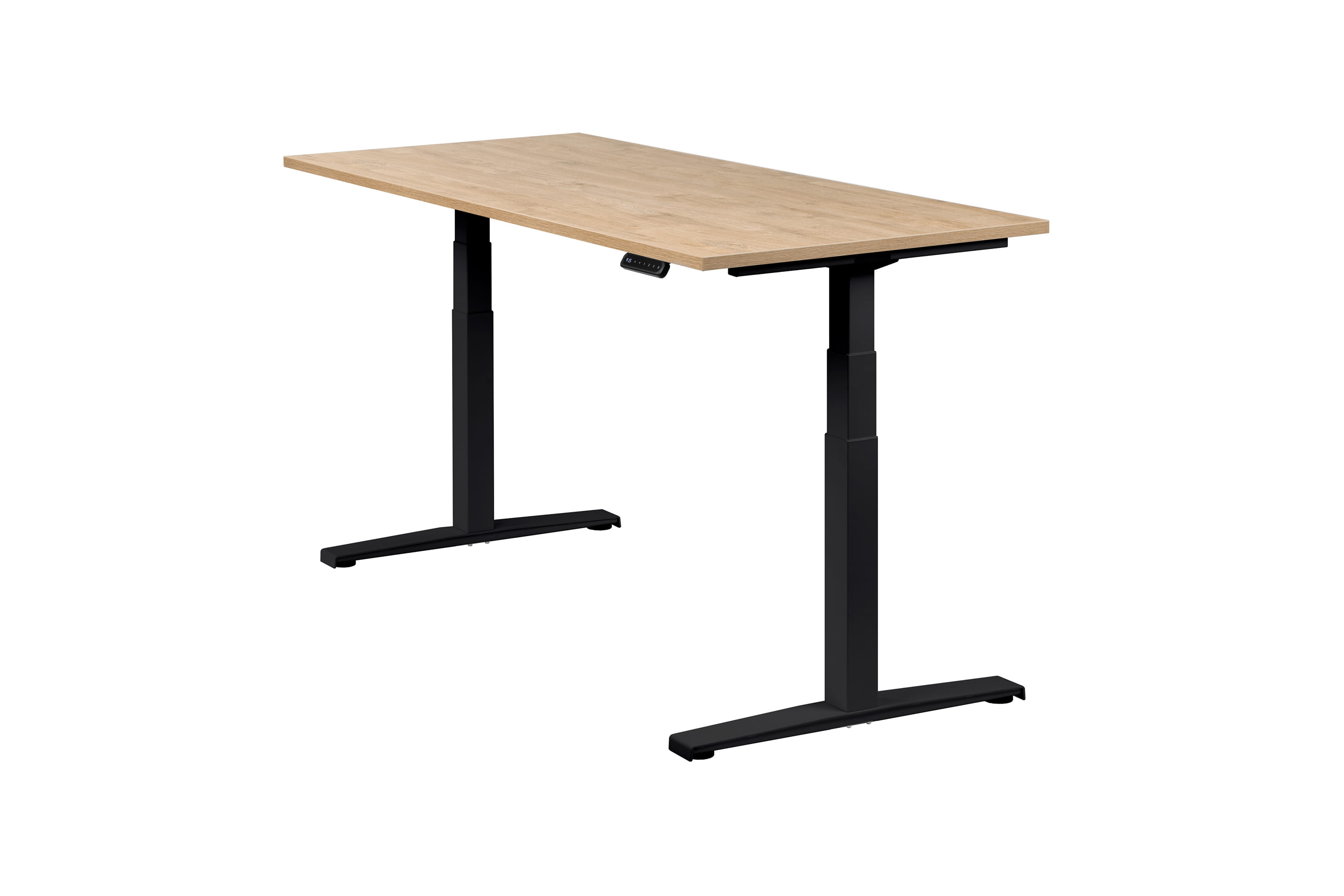 BL_Kombi_180_Wildeiche-Melamin_schwarz_02_3000x2000 Basic Line  with melamine coated table top