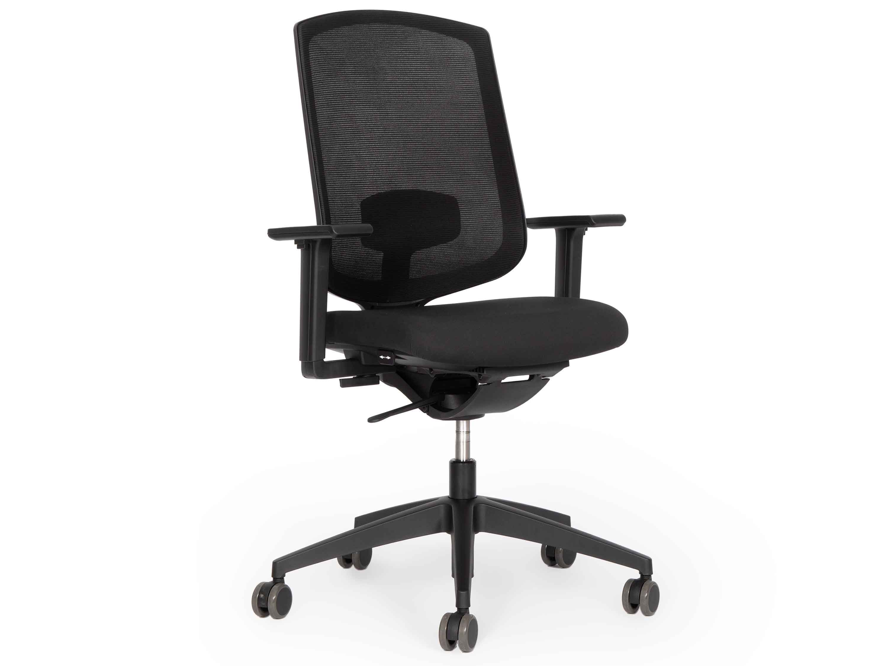 Ergonomischer Bürostuhl Laboho – Drehstuhl schwarz