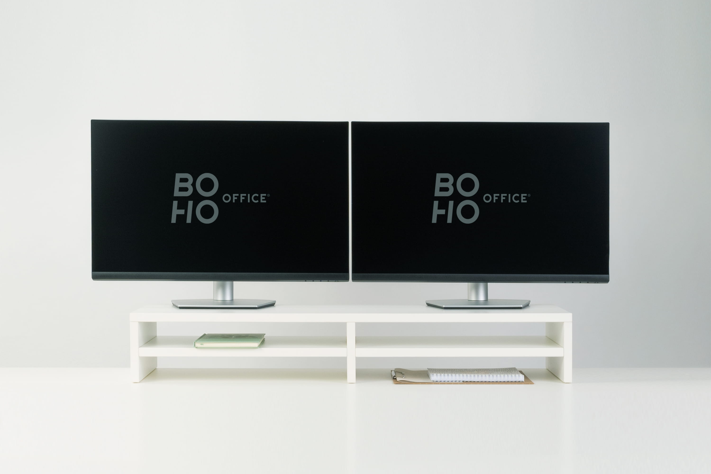 bild05_monitoraufsatz_2-bildschirme_weiss_3000x2000 Support d'ordinateur
