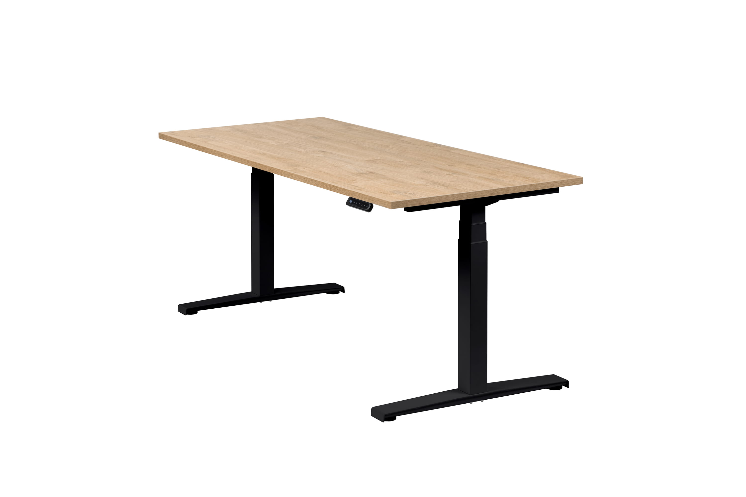 BL_Kombi_180_Wildeiche-Melamin_schwarz_01_3000x2000 Basic Line  with melamine coated table top