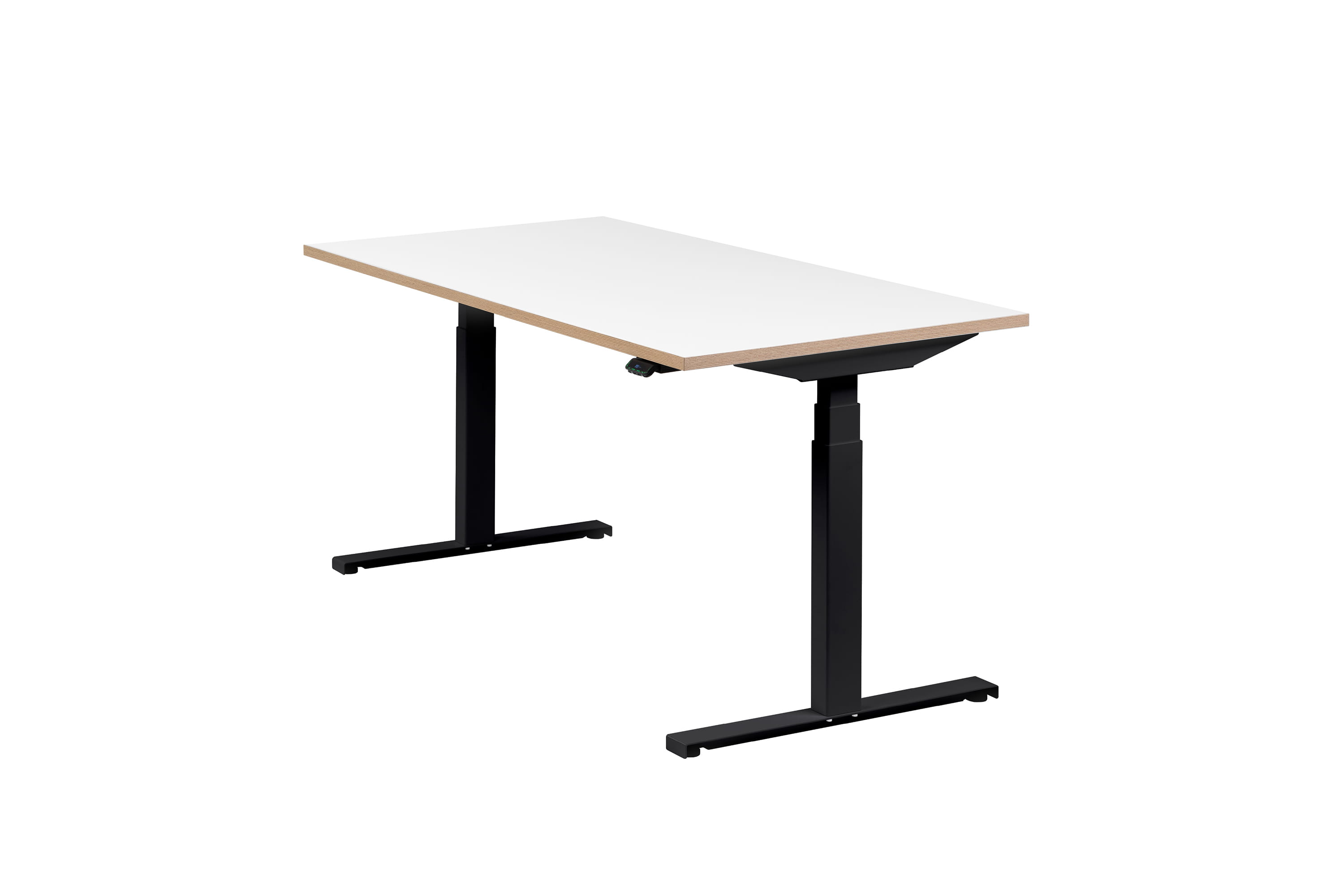 Easydesk avec plateau en mélaminé - chants en multiplex Easydesk avec plateau en mélaminé - chants en multiplex