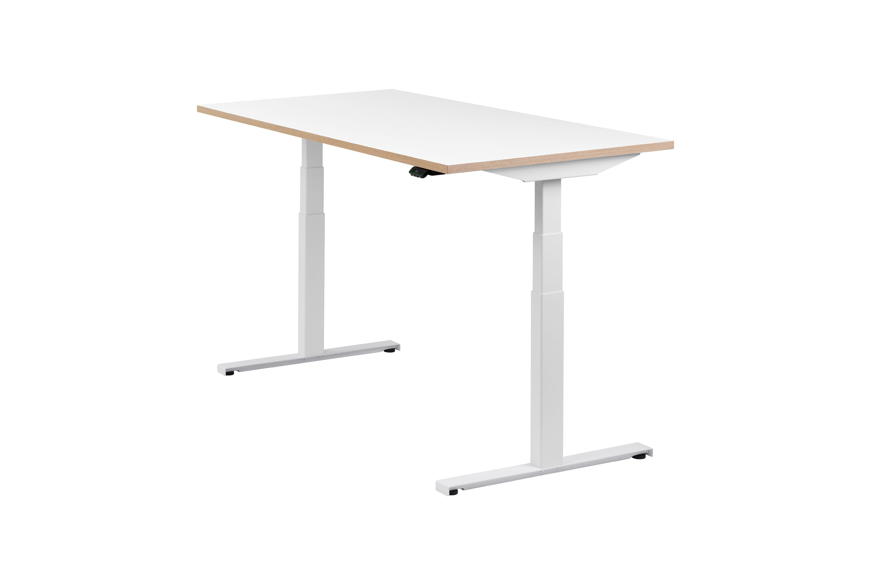 ED_Kombi_160_weiss-Melamin-Multi_weiss_02_3000x2000 Easydesk avec plateau en mélaminé - chants en multiplex