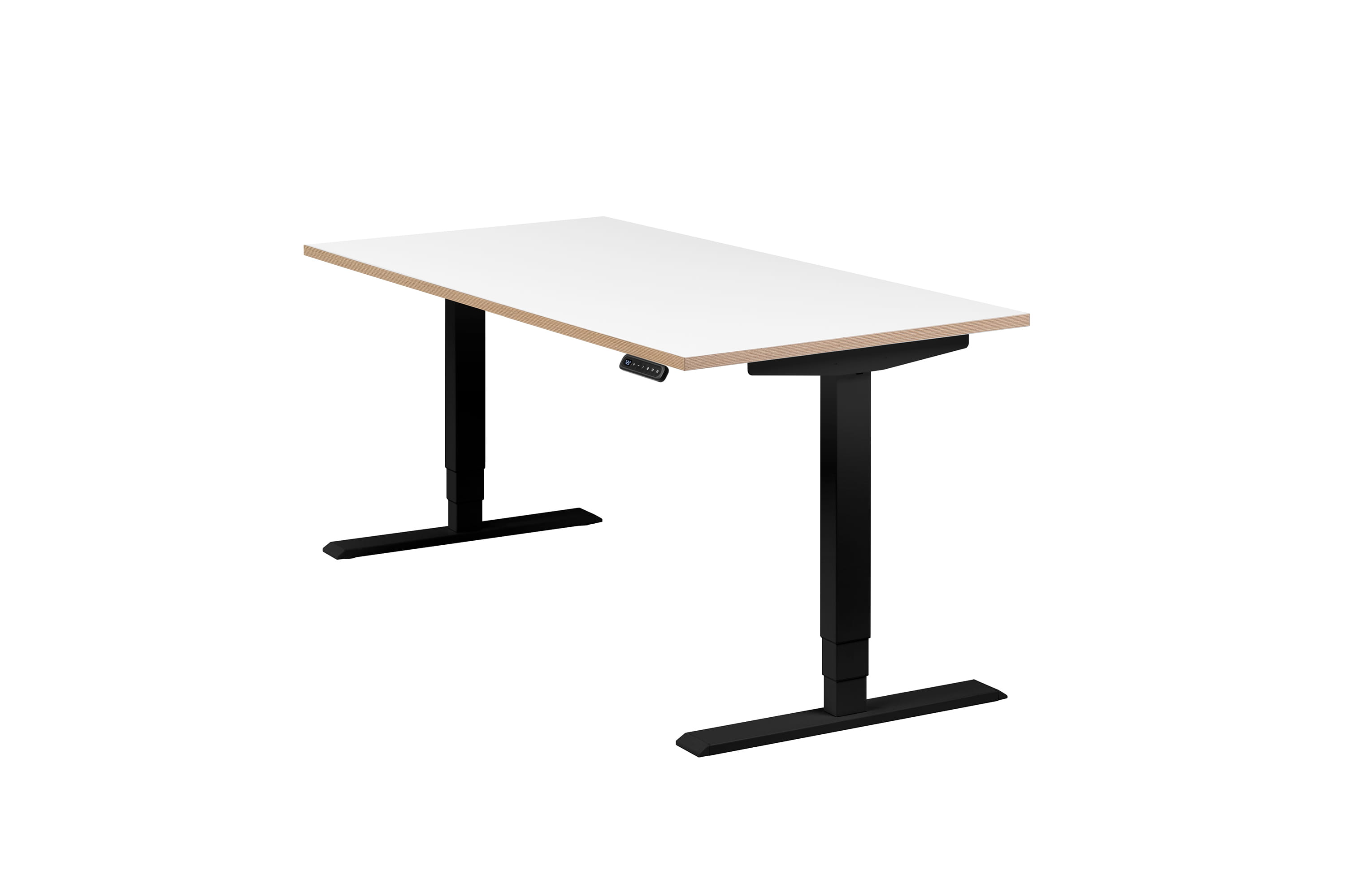 Homedesk mit Tischplatte Melaminharz beschichtet - Multiplexkante