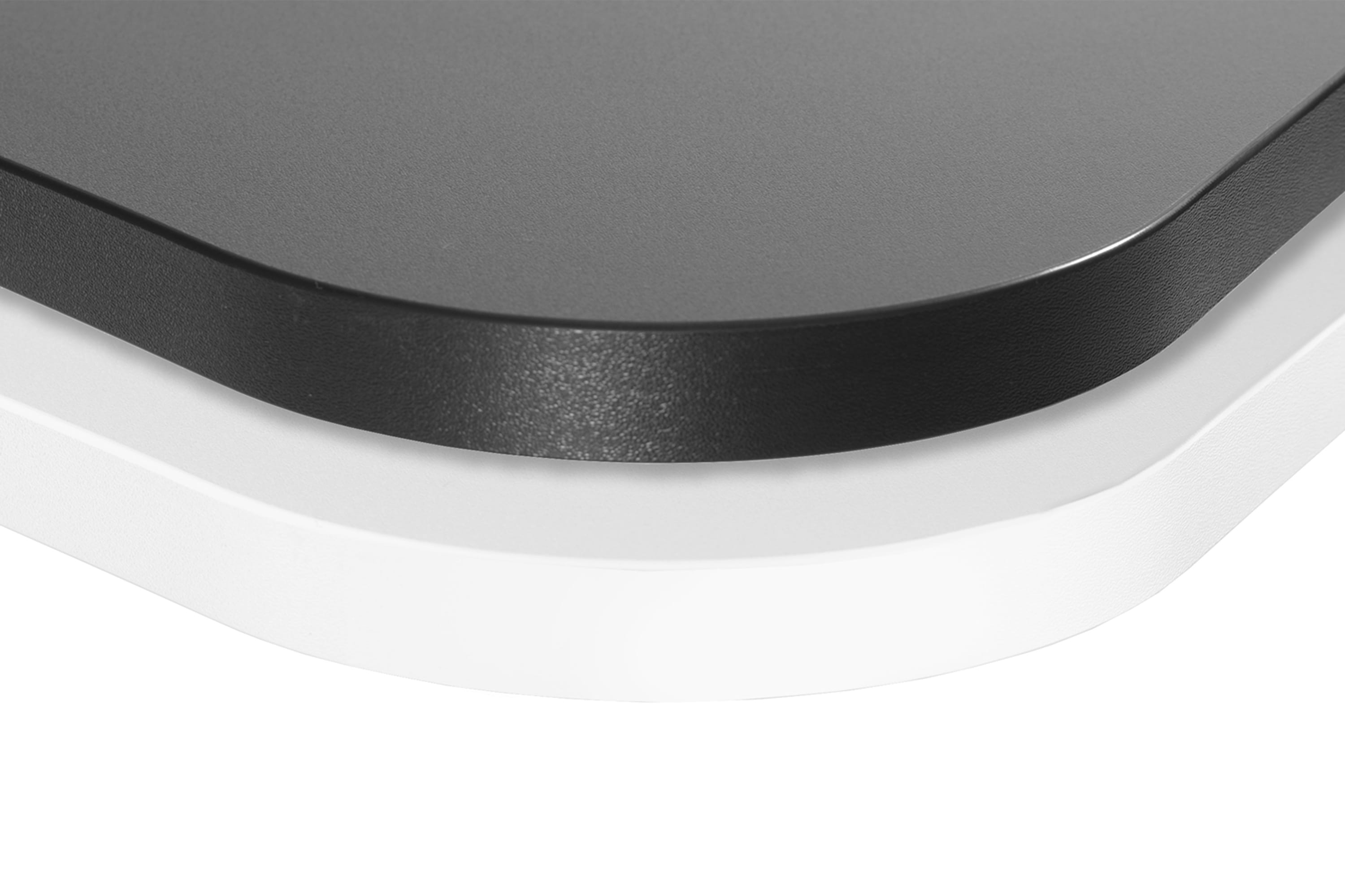 Curved melamine laminate desktops Curved melamine laminate desktops