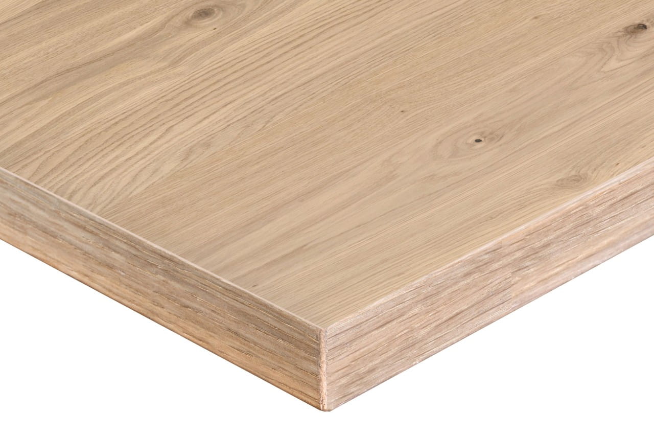Plateau de table en bois de placage