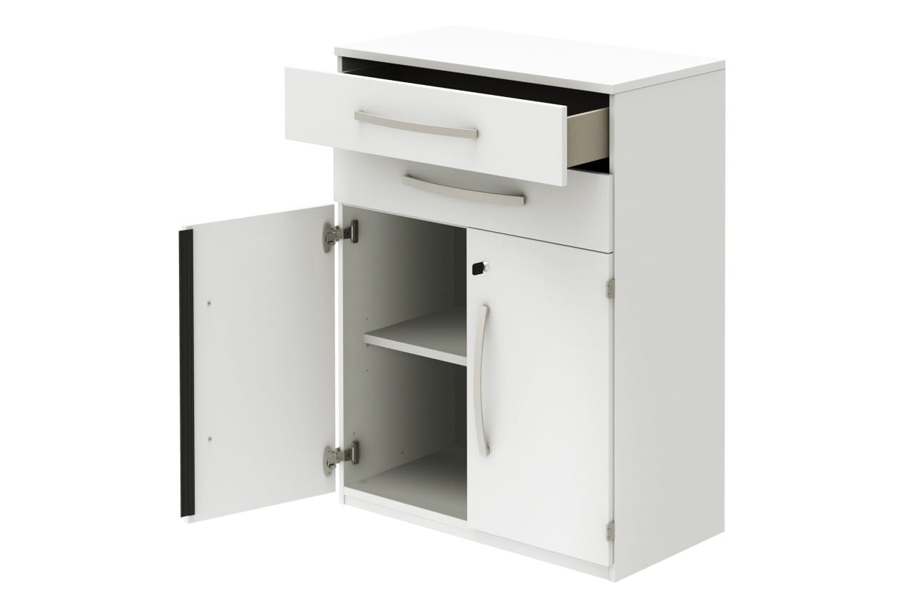 be.smart business line – 3 FH – cupboard 80 cm - 2 drawers