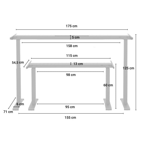 Easydesk Line - electric height adjustable desk - boho office®